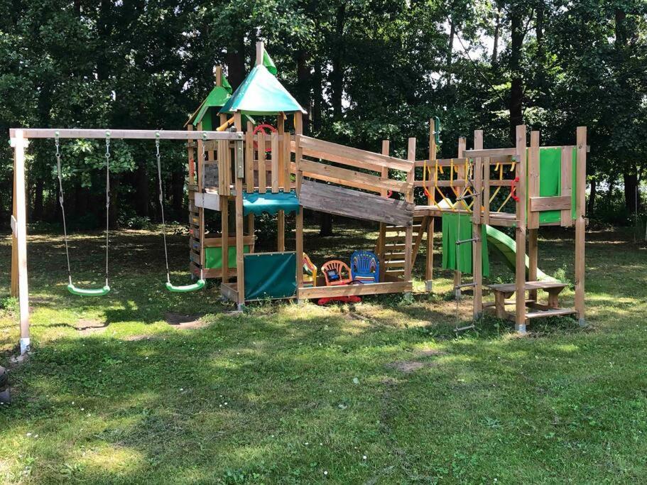 Seeblick Eins Im Waldschloesschen Wendisch Rietz Exterior foto